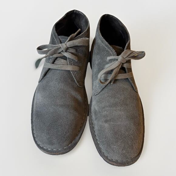 John Varvatos Star USA Men\'s Gray Suede Chukka Ankle Boots Size 8M, EUC main image 11
